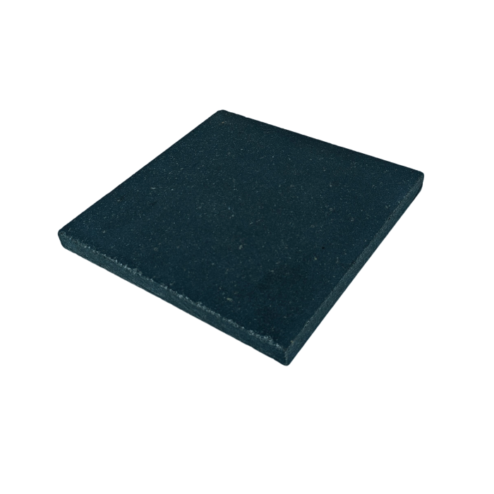 Blauwe Natuursteen 30x30x2,5 cm verzoet en getrommeld